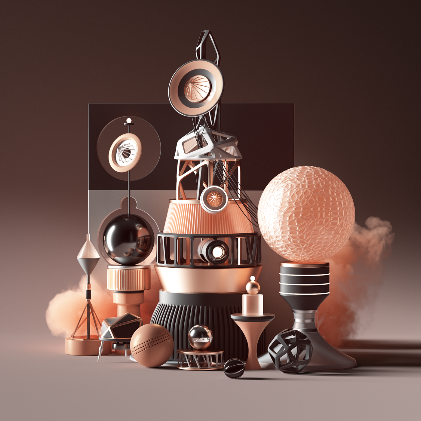 Conceptual vision，c4d，Display design，