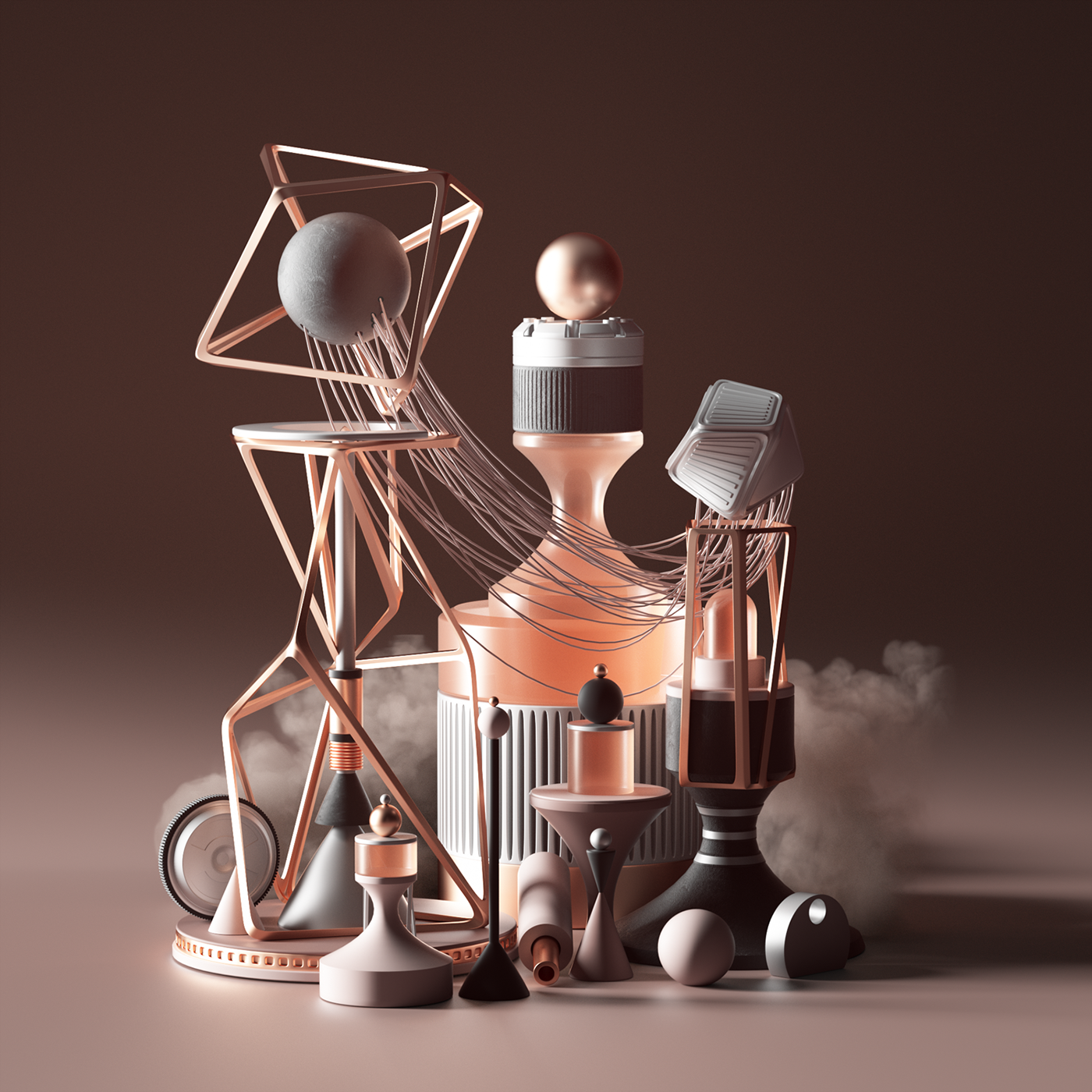 Conceptual vision，c4d，Display design，