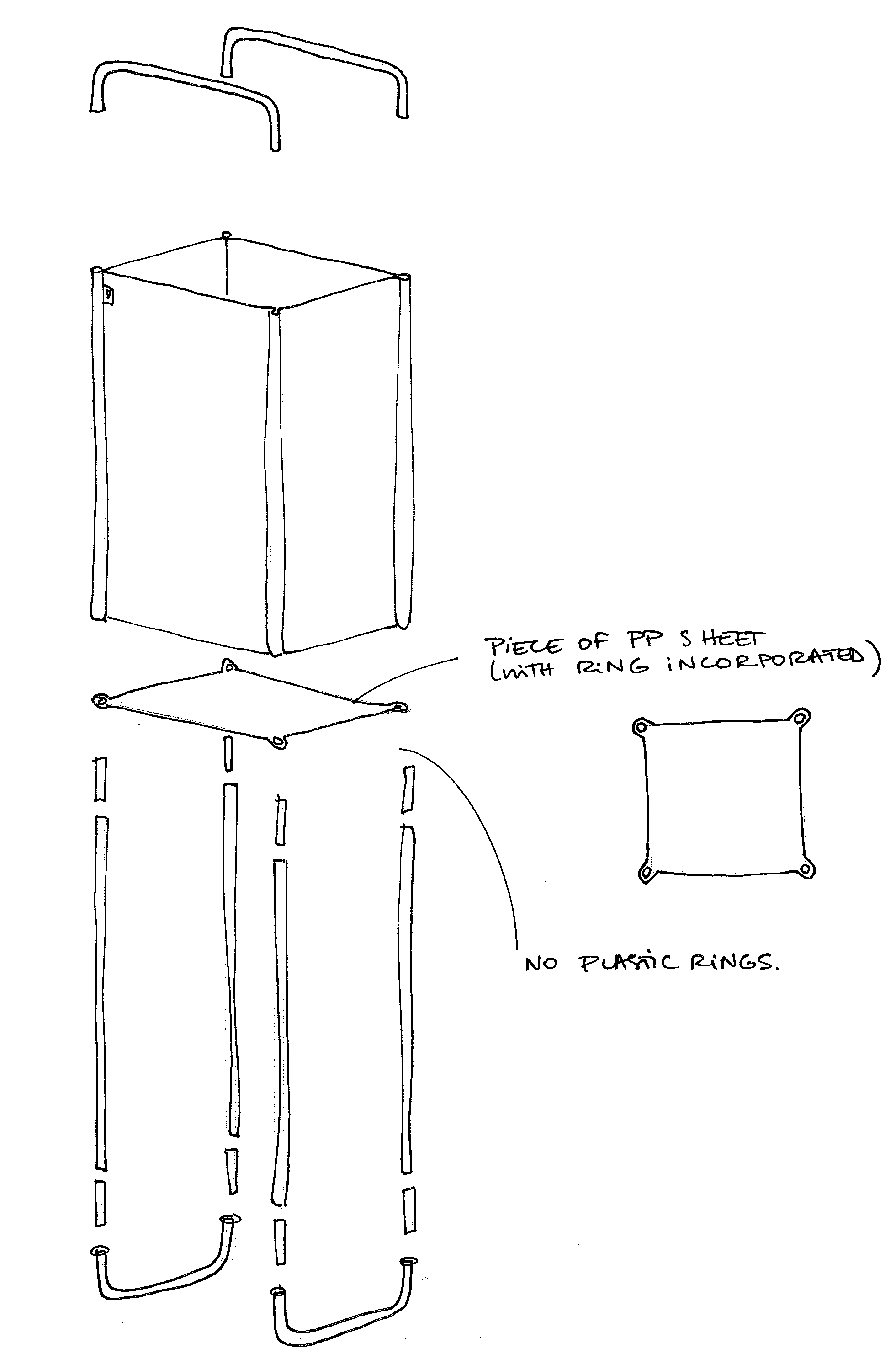 Easy assembly，removable，Laundry basket，