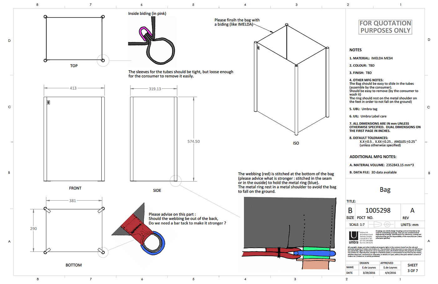 Easy assembly，removable，Laundry basket，