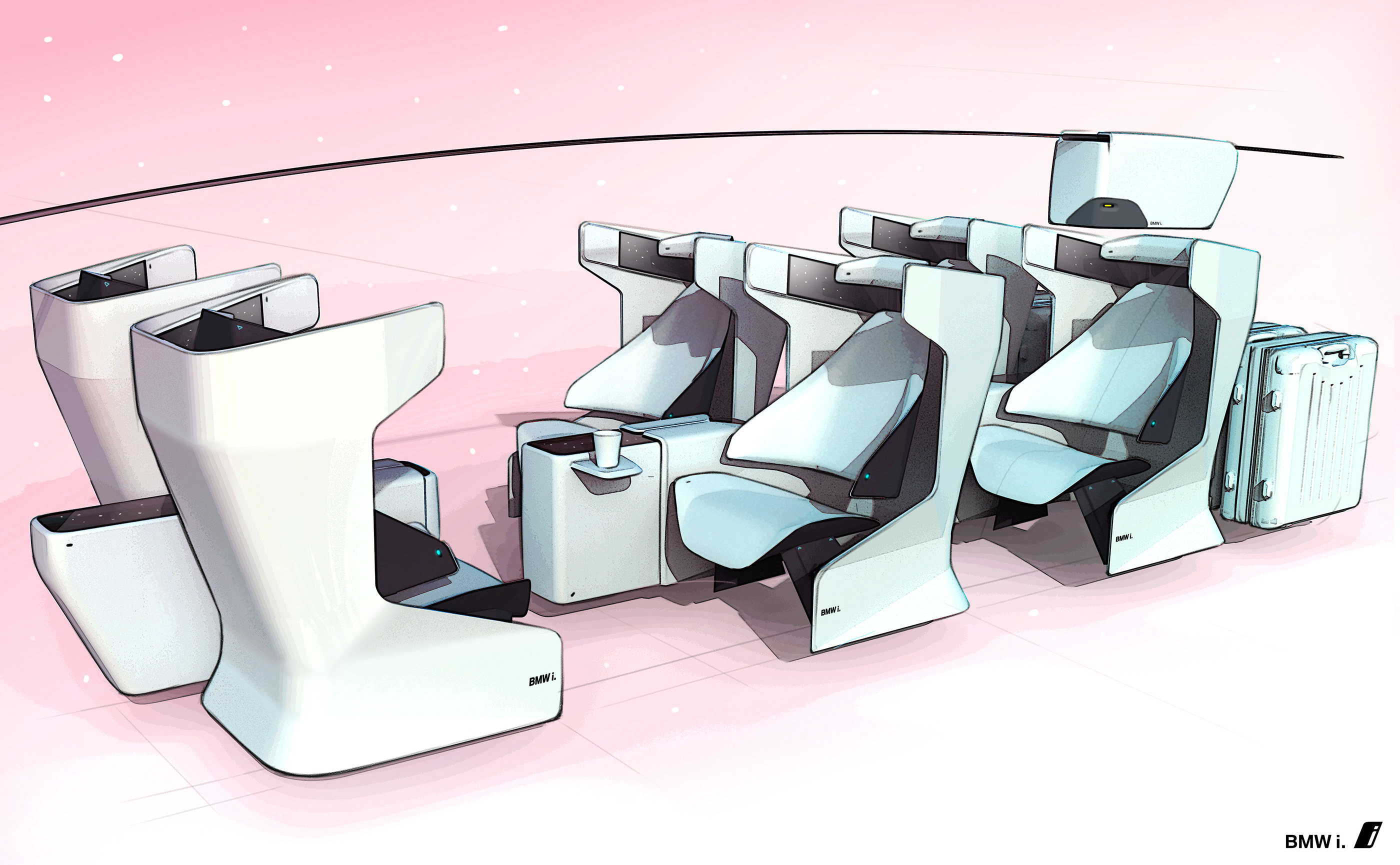 Future technology，bmw，conceptual design，Automobile design，Concept car，