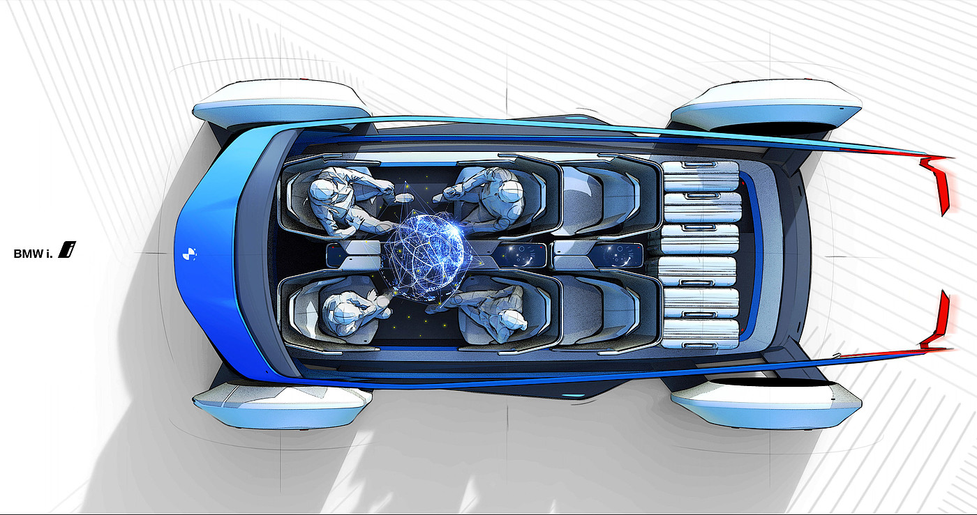 Future technology，bmw，conceptual design，Automobile design，Concept car，