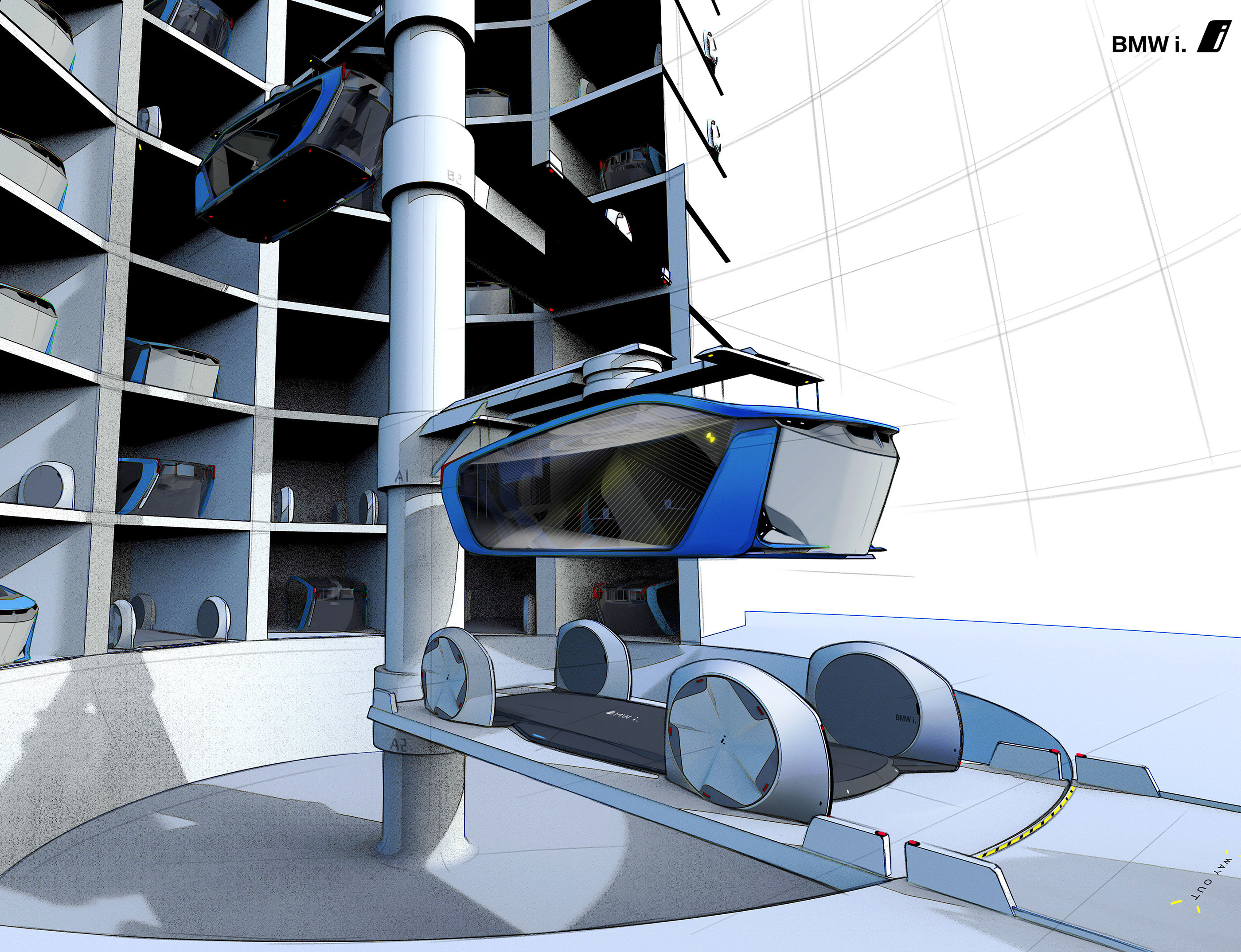 Future technology，bmw，conceptual design，Automobile design，Concept car，