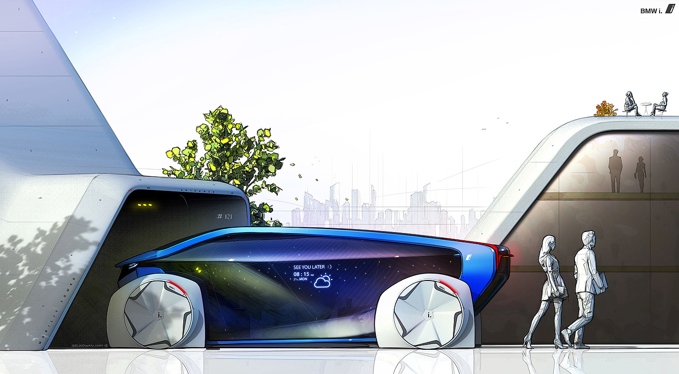 Future technology，bmw，conceptual design，Automobile design，Concept car，