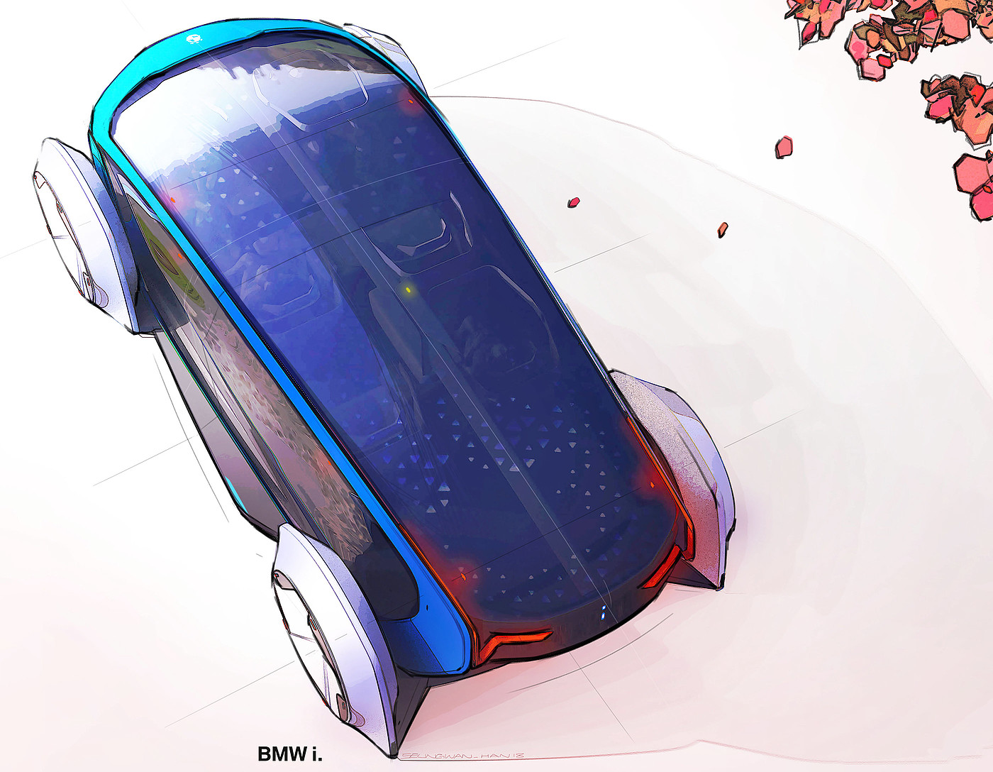 Future technology，bmw，conceptual design，Automobile design，Concept car，