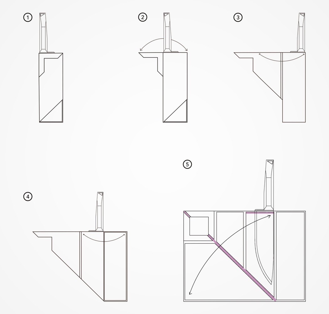 product design，industrial design，RED DOT，concept，fold，chopping block，