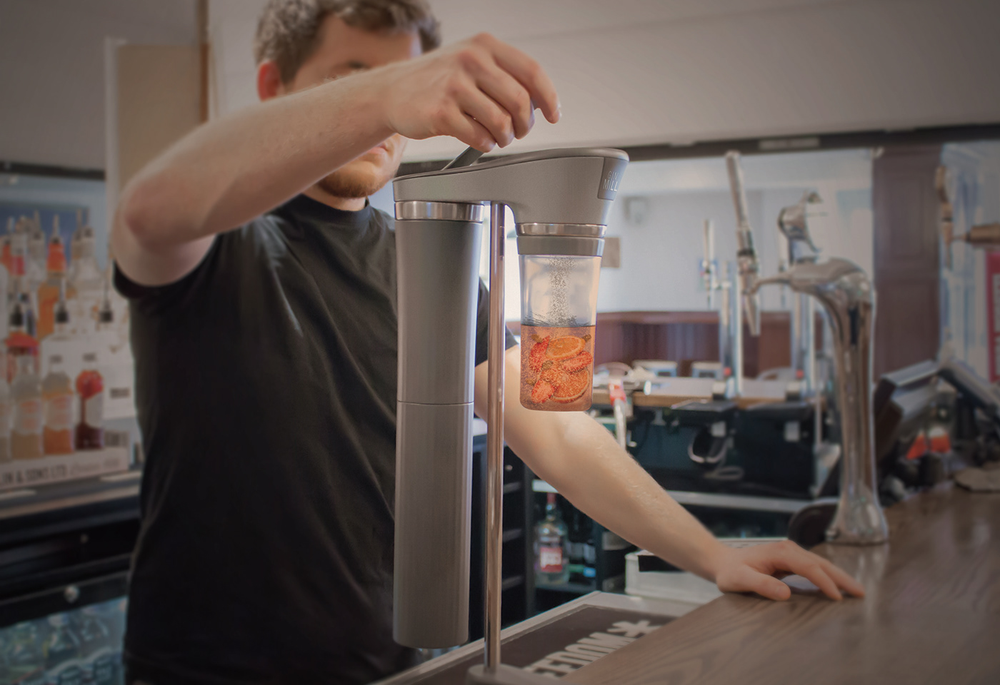 equipment，Mixing wine，Gin Mill，Will Thomas，