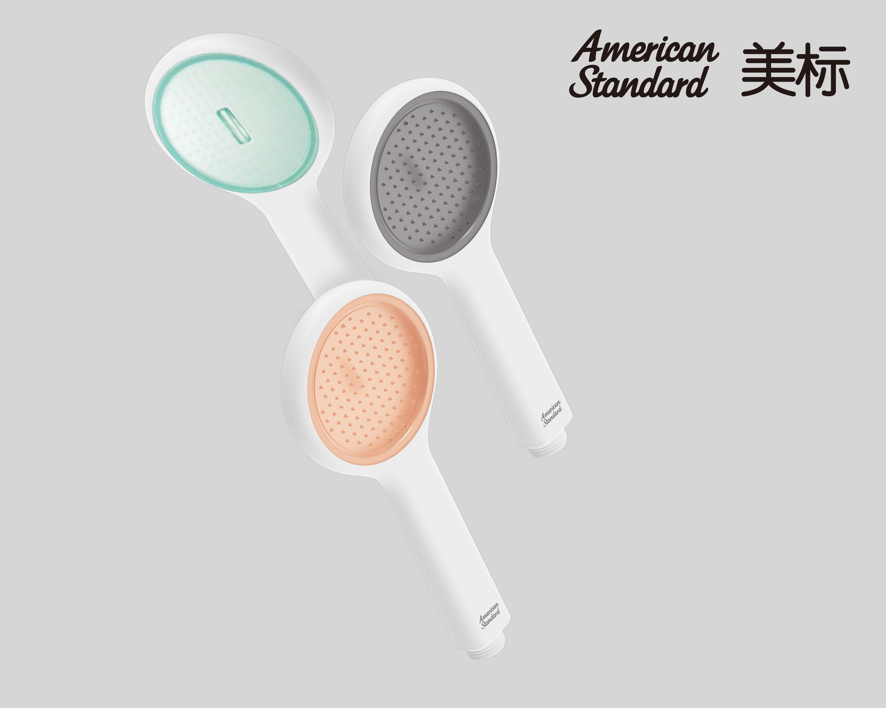 Red dot ，Ocean green，Steel ash，Petal powder，Elf，bath，take a shower，level of appearance，bathroom，shower，American Standard，Shower，red dot，