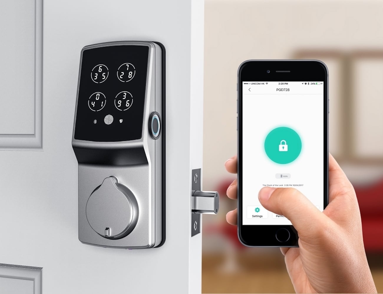 Smart lock. 