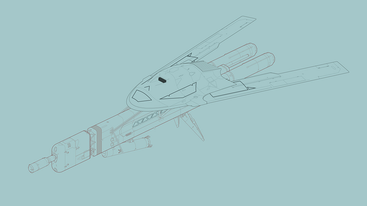 aircraft，vehicle，Hand drawn，product design，