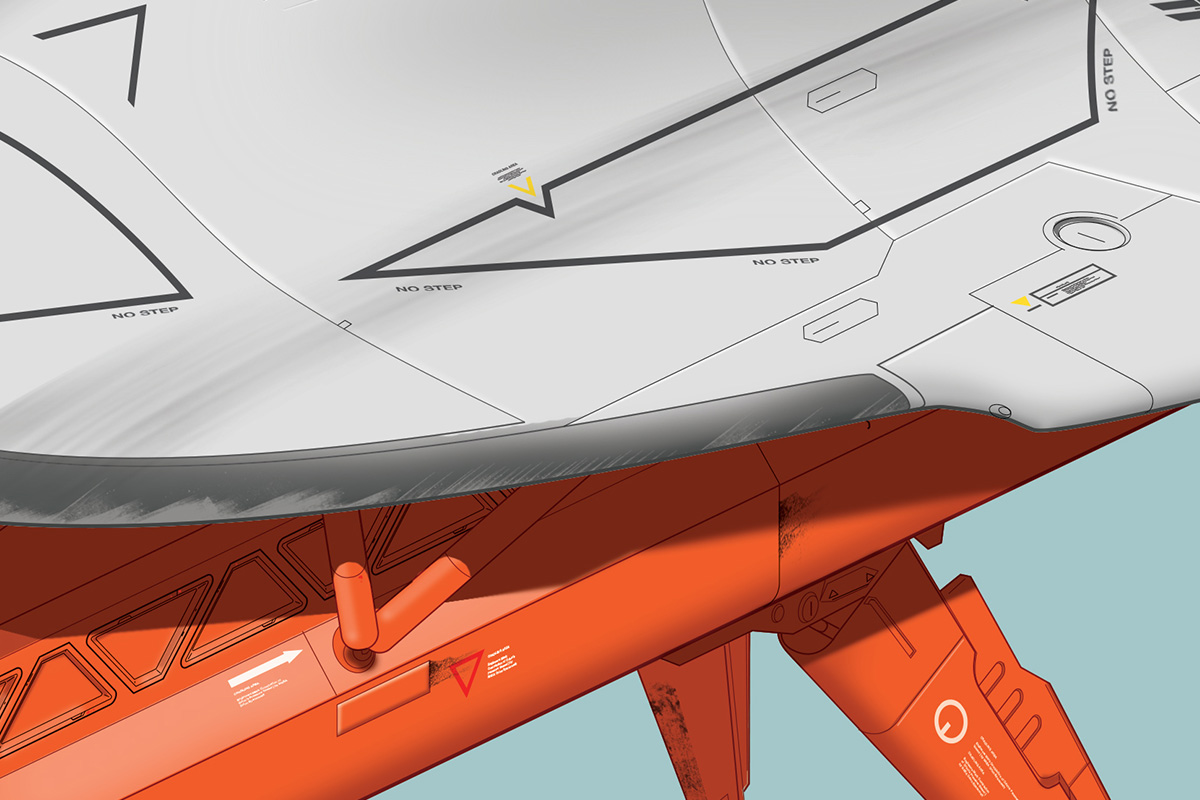 aircraft，vehicle，Hand drawn，product design，