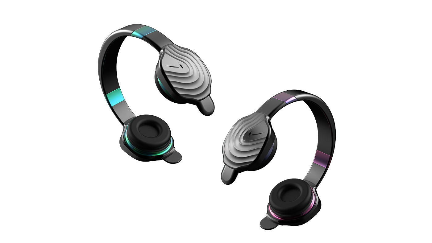 nike，Earphone design，product design，