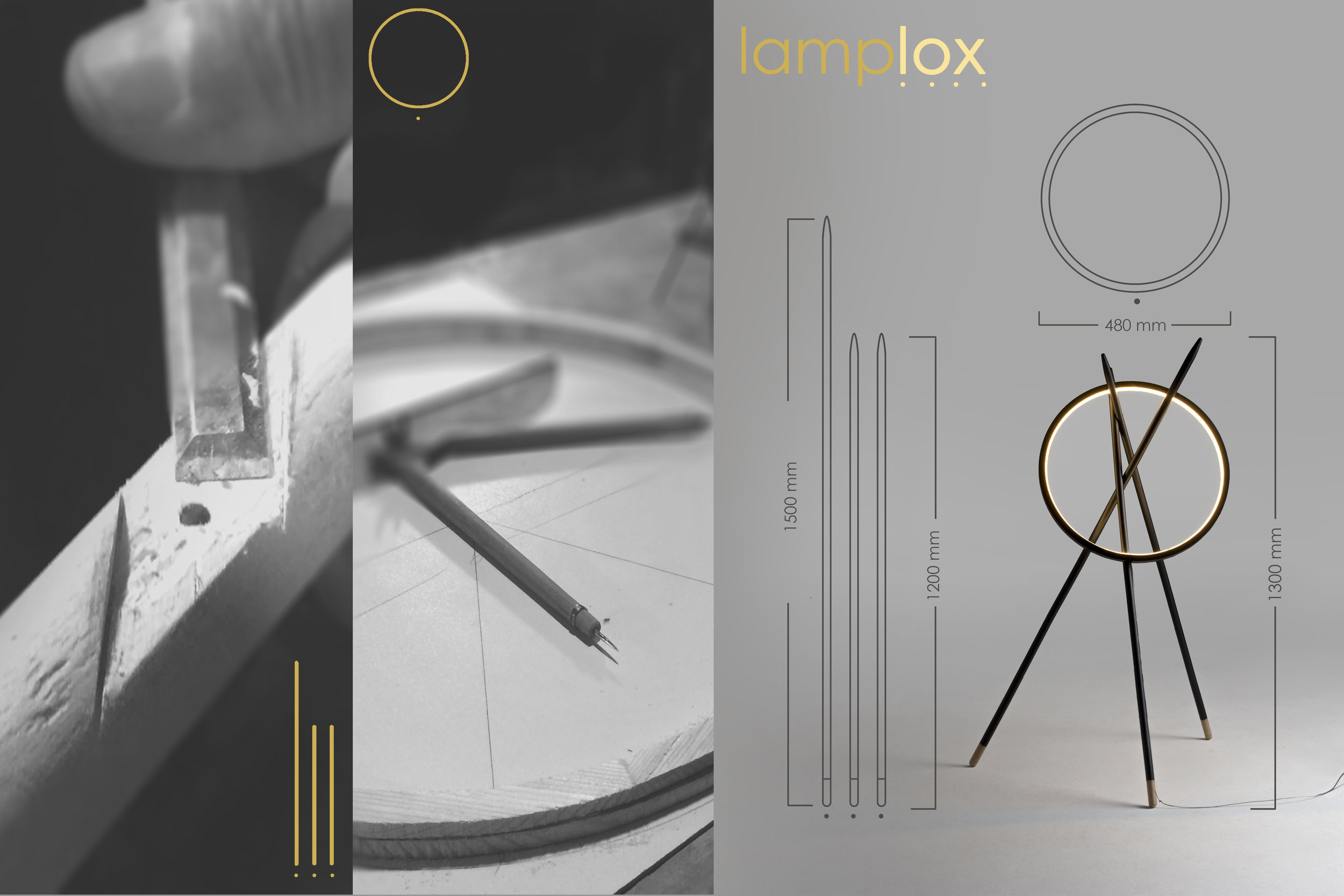 Asymmetry，product design，Floor lamp，Lamplox，