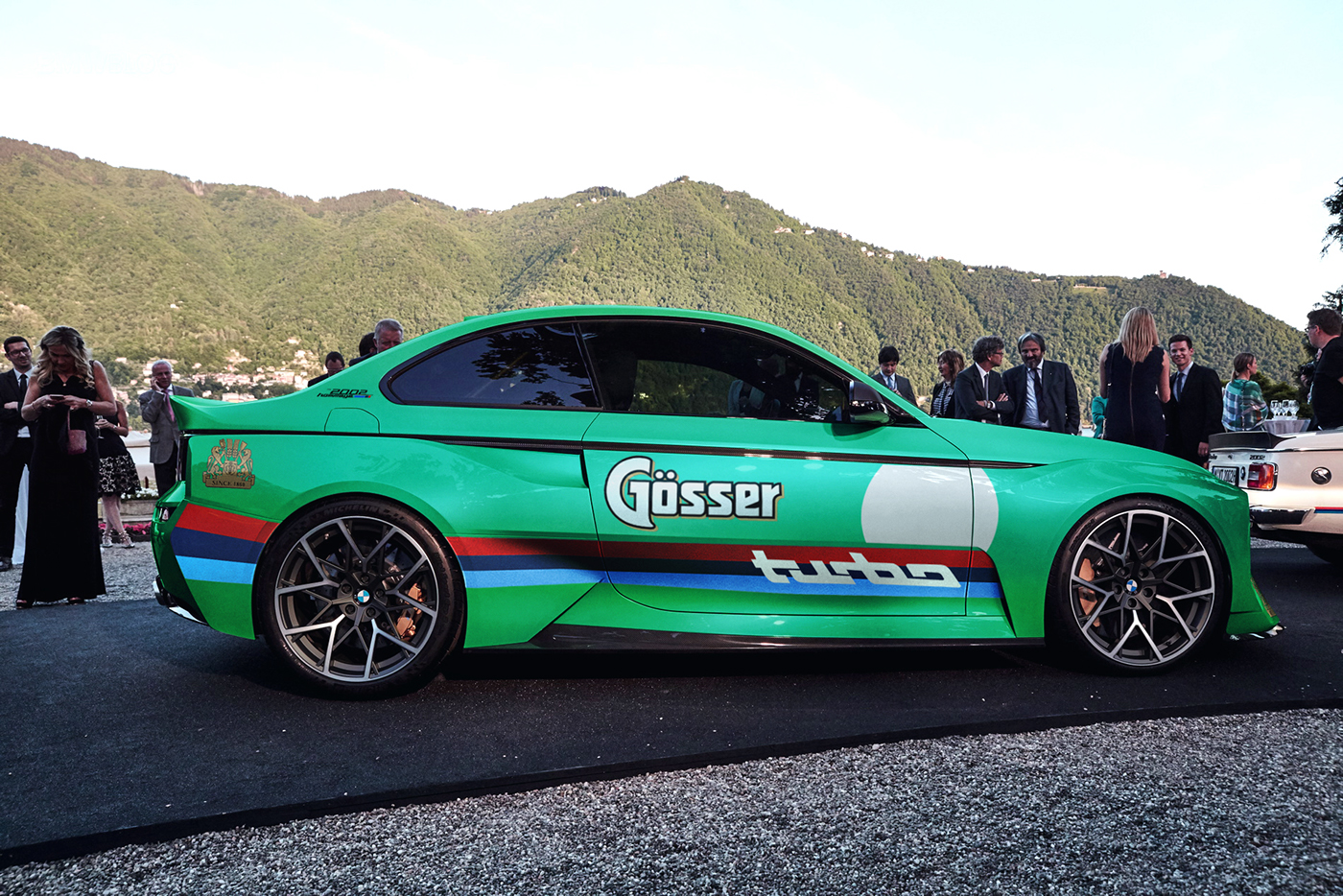 bmw，Little Frog，BMW，Turbo，green，illustration，