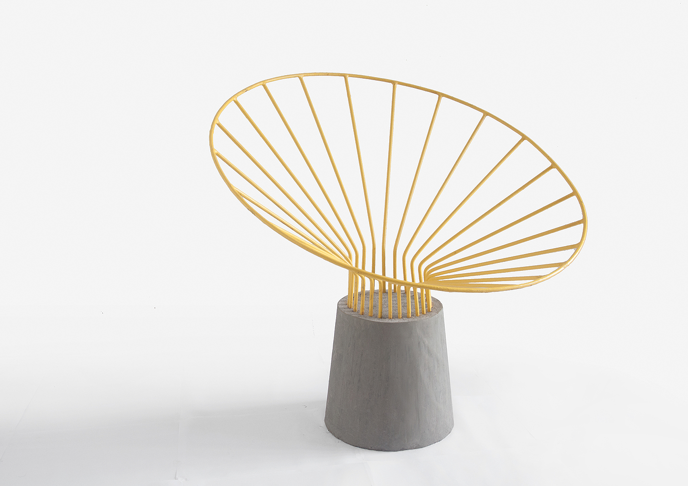 chair，bionics，esthetics，steel products，concrete，Ergonomics，industrial design，product design，