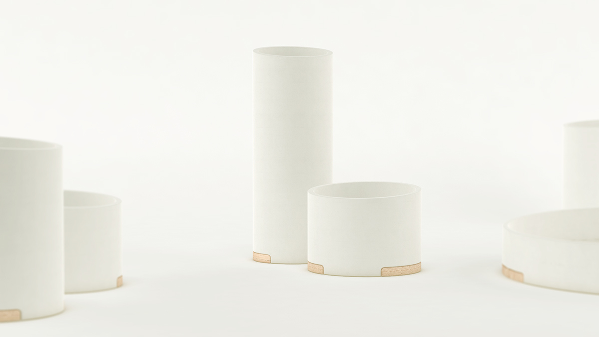 Home Furnishing，office，Botany，Flowerpot，fresh，white，