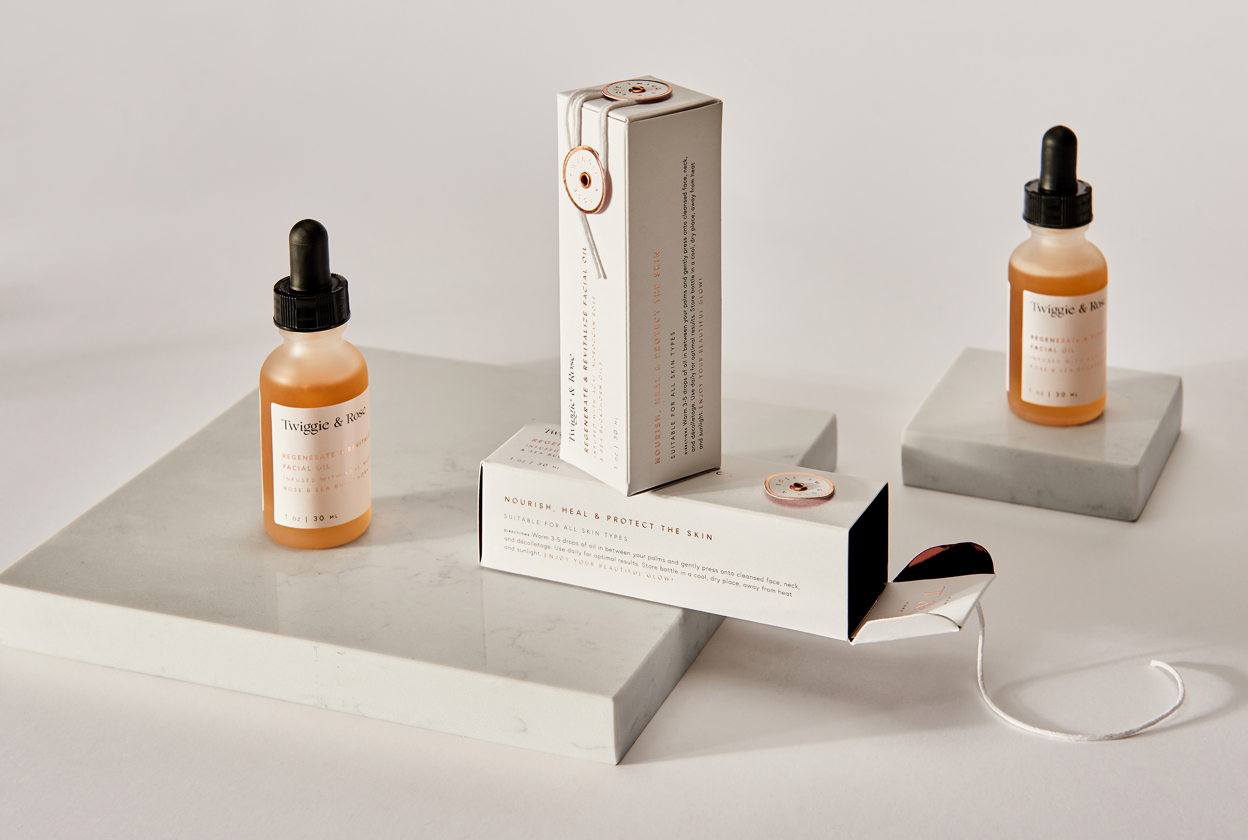 VI design，essential oil，Twiggie & Rose，