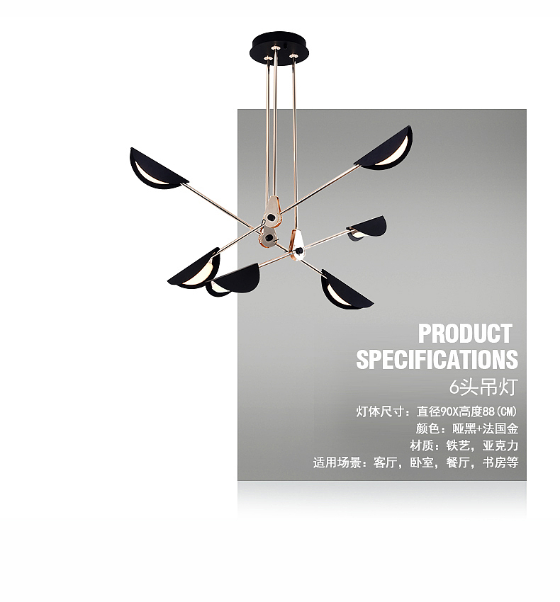 Light luxury，French，Postmodern，a chandelier，