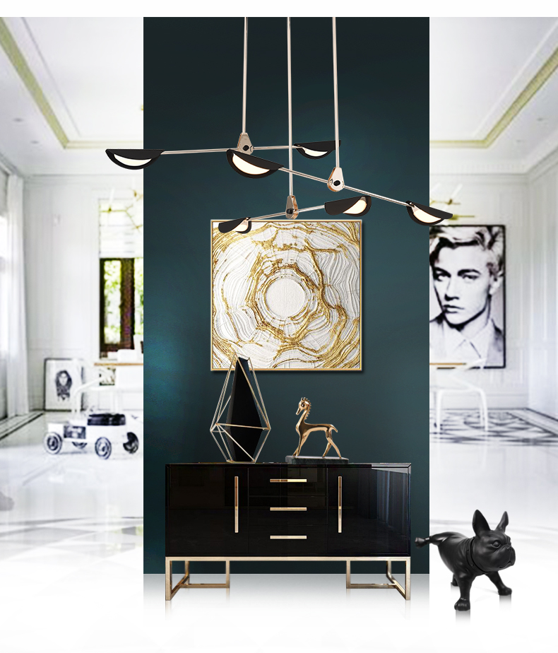 Light luxury，French，Postmodern，a chandelier，