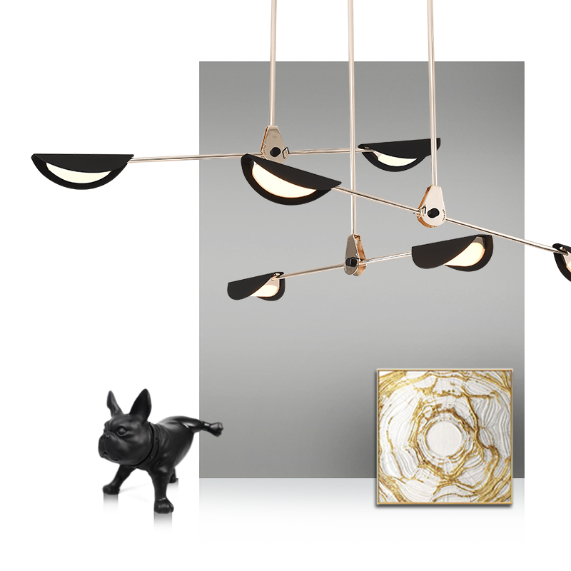 Household flat lamp，