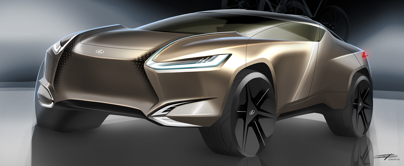 Toyota，brown，automobile，Lexus，