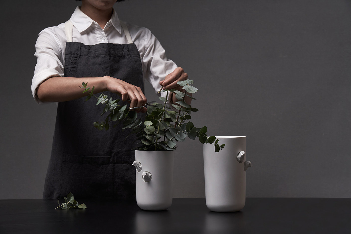 product design，industrial design，Marble，white，relax，natural，bionics，vase，