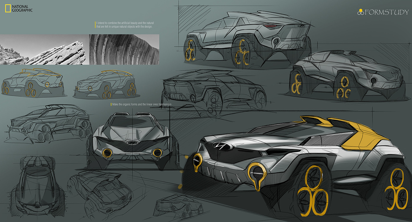 Automatic design，mapping，Automobile design，modern，