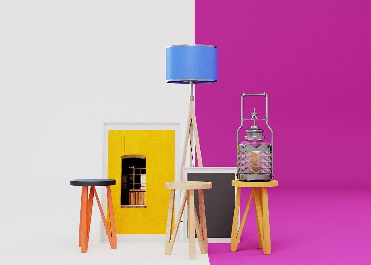 furniture，Home Furnishing，3d，modeling，Render，