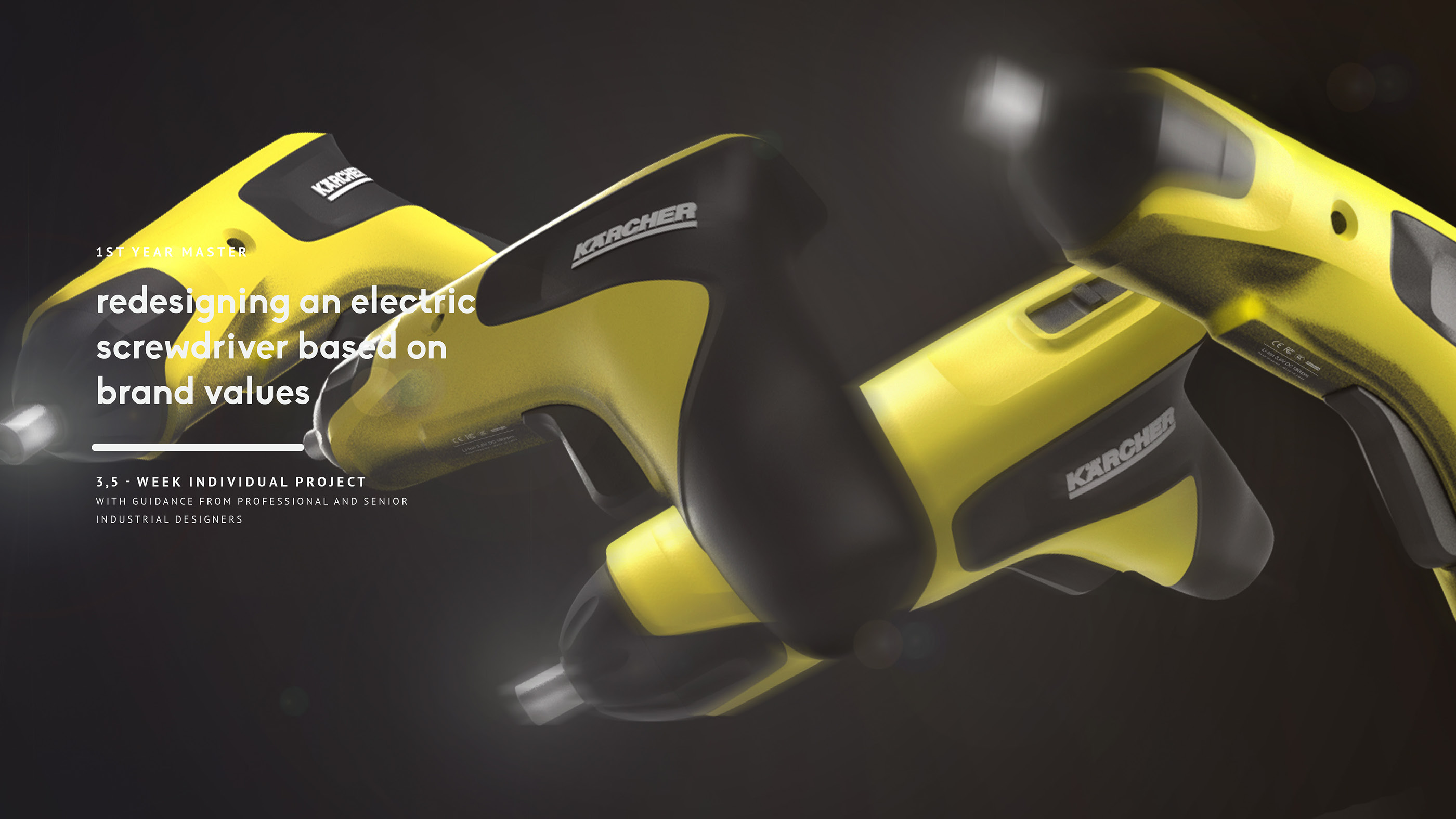 Product modeling，industrial design，Electric screwdriver，kärcher，