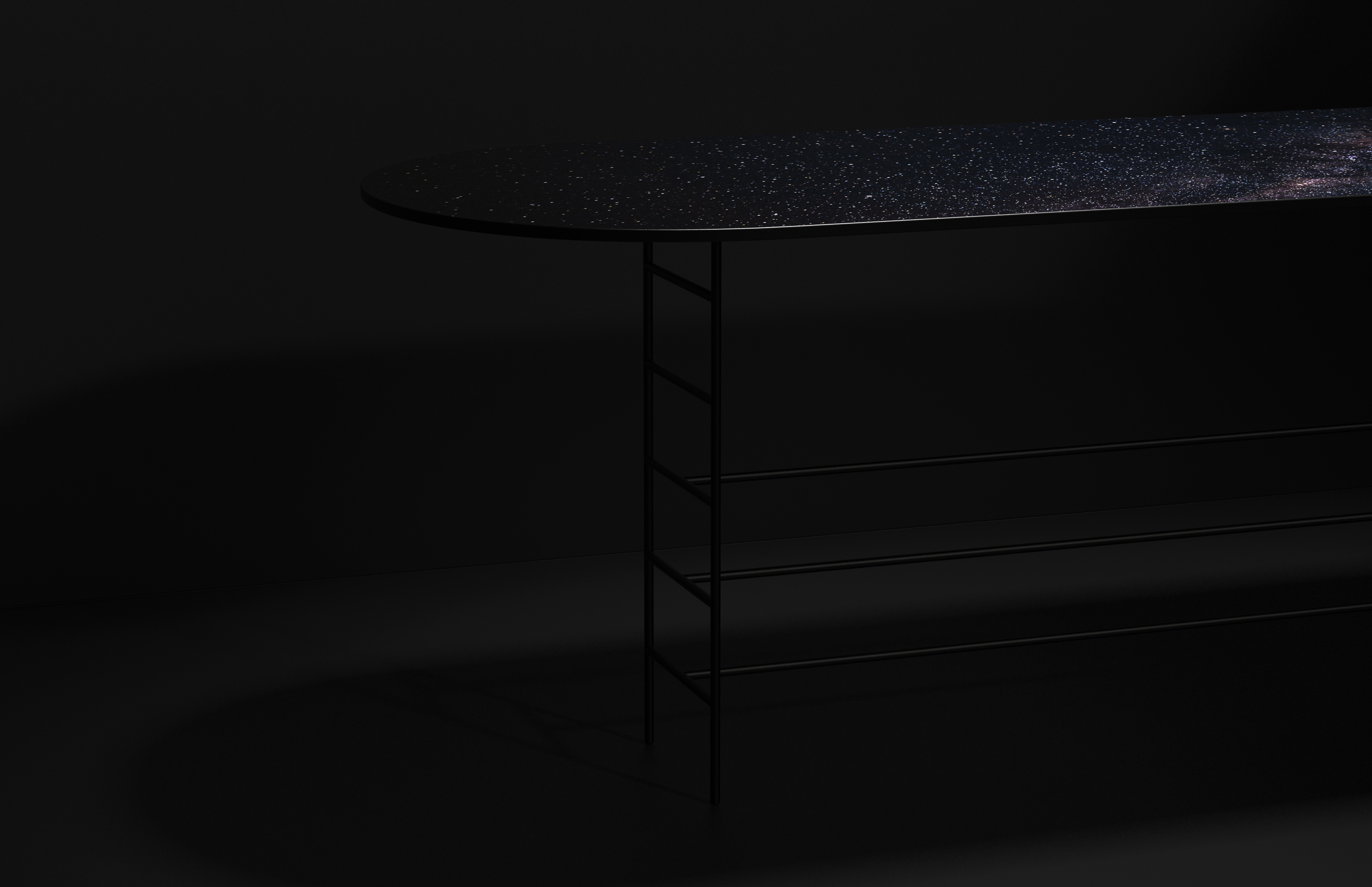 dark，space，Star River，universe，Minimalist，Long table，