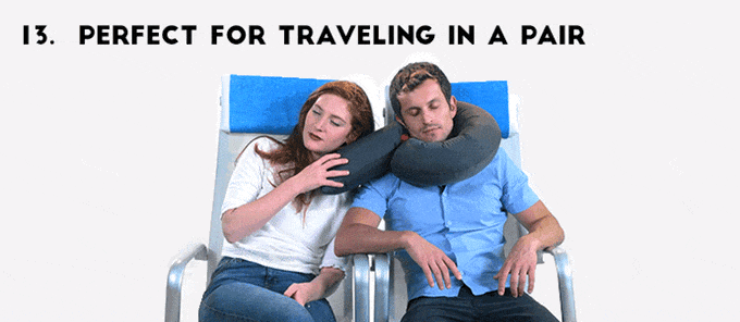 折叠，旅行，Candy Cane，枕头，旅行枕，