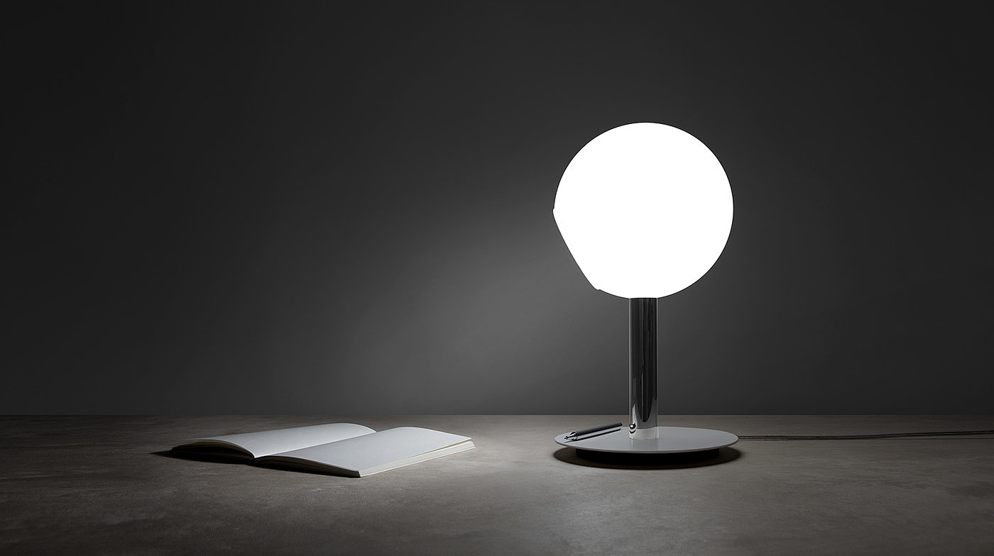 lamp，Desk lamp，Minimum，industrial design，product design，