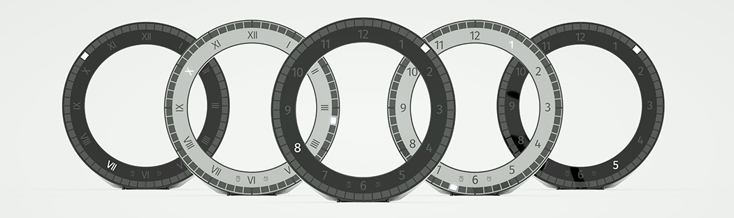 product design，industrial design，black，Simplicity，clocks and watches，surface，