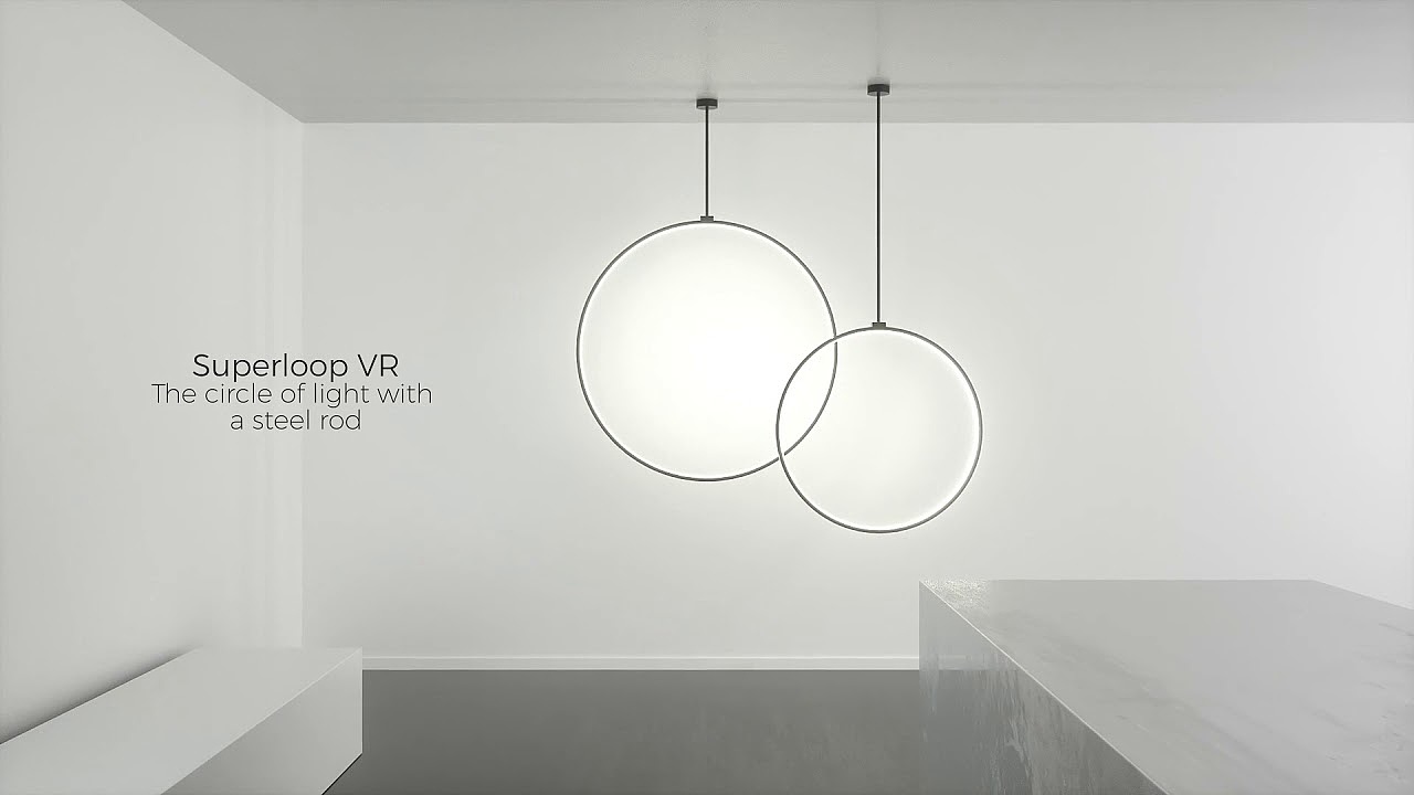 2018 red dot award，Superloop，a chandelier，Atmosphere lamp，