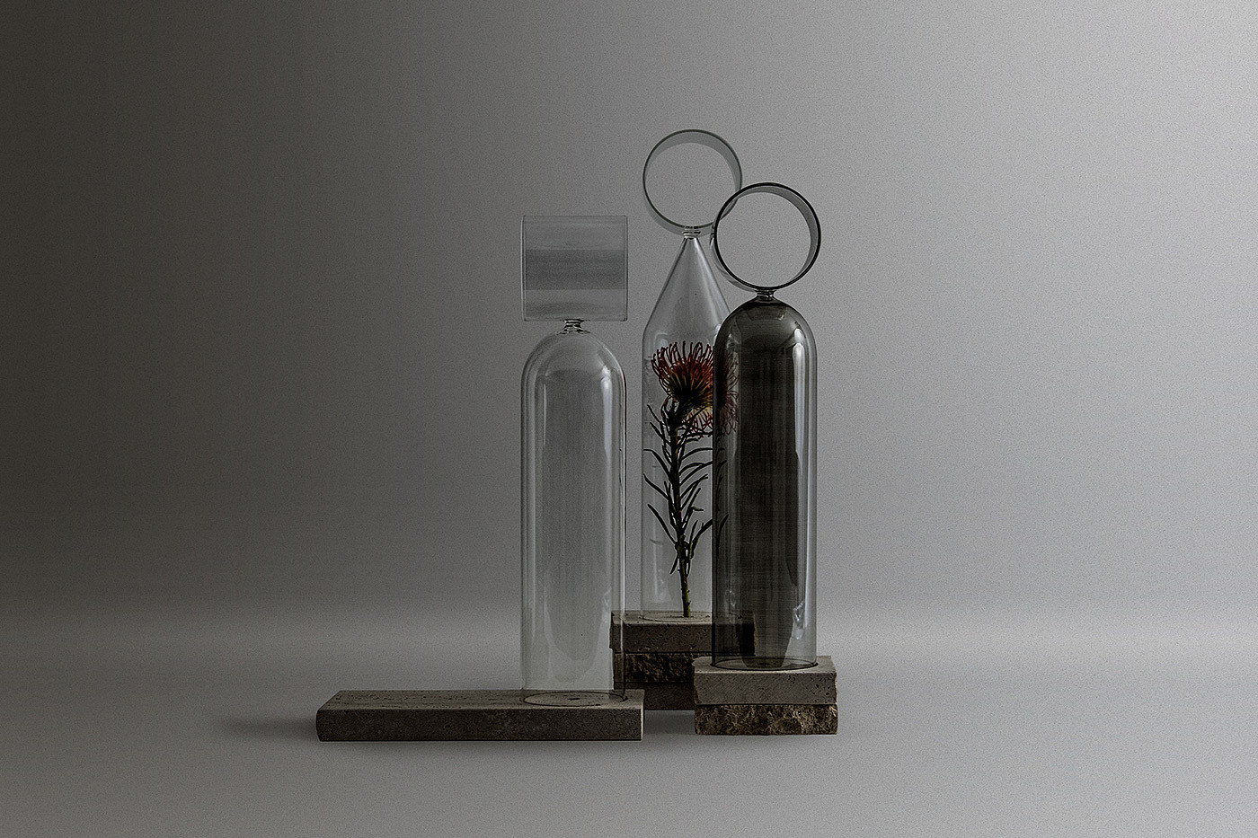 Glass，Bell jar，Borosilicate glass，Bell Jar，Muse，Davide Aquini，vase，Home Furnishing，