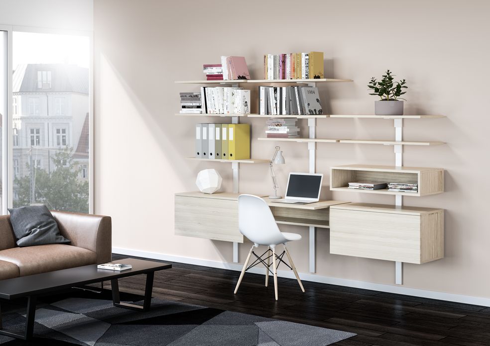 Pecasa，2018 red dot award，Shelving rack，Storage，Simplicity，furniture，