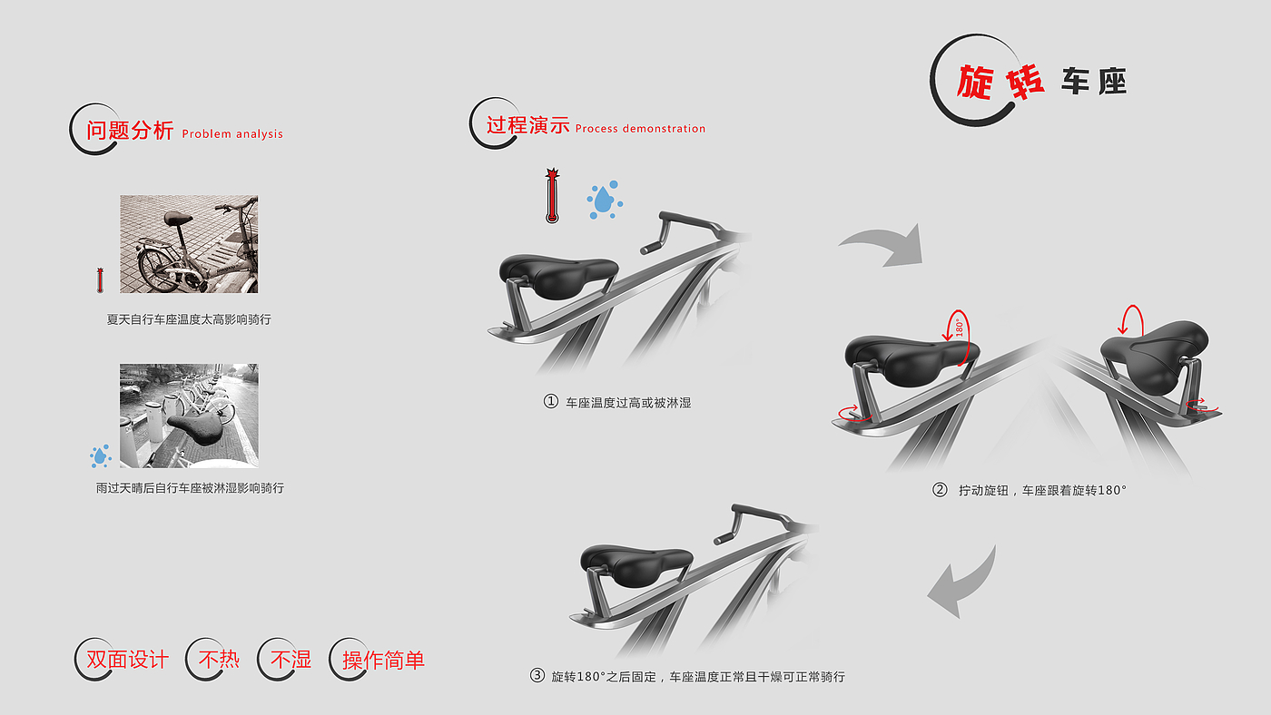 Bicycle，Mountain cross-country，outdoors，Cool，Rotating seat，Creative design，