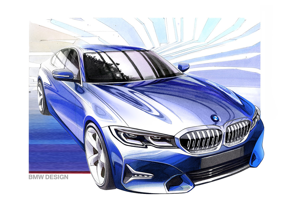 官方，草图，G20，BMW 3系，bmw，宝马，