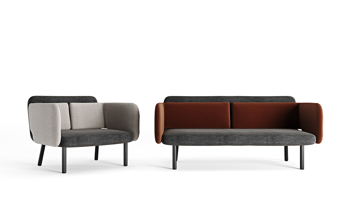 product design，furniture，sofa，Twin，