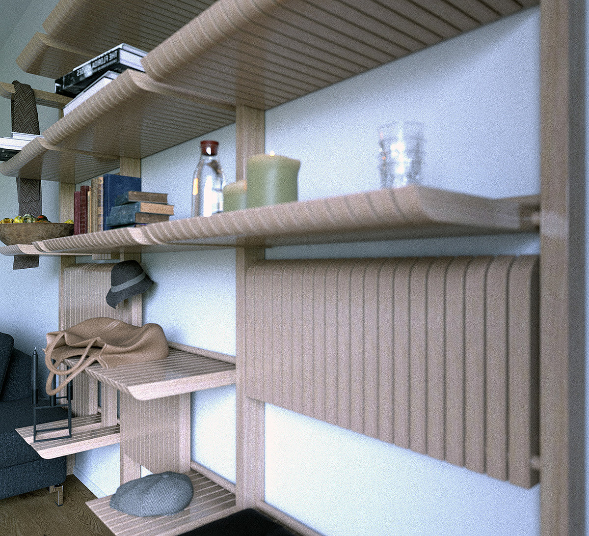 furniture，GATE，Storage tool，Shelf unit，
