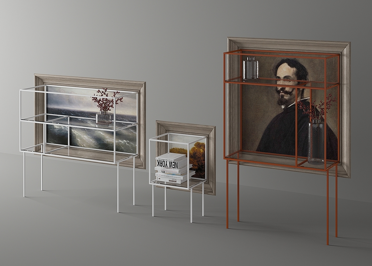 originality，conceptual design，furniture，Storage rack，