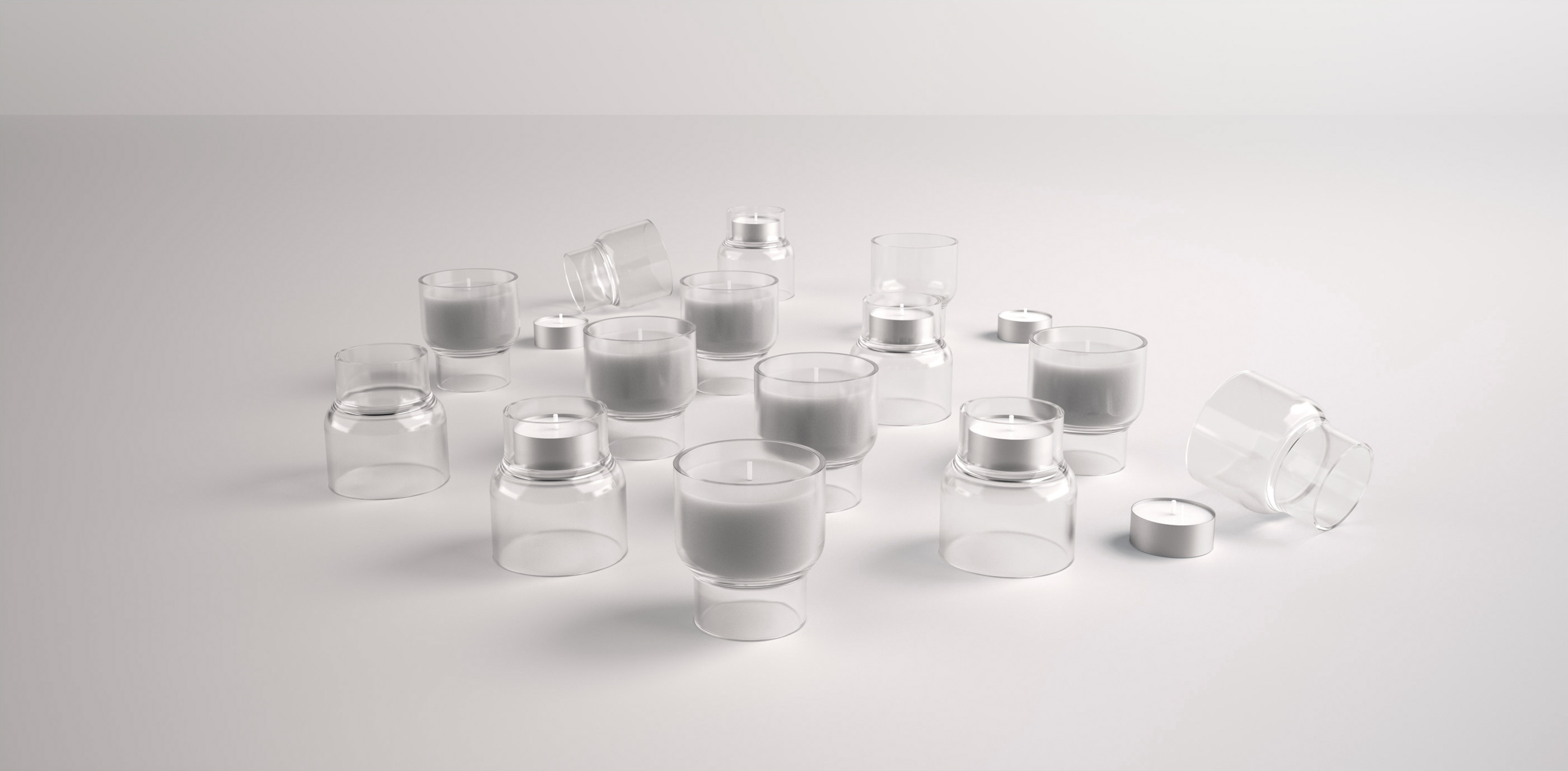 furniture design ，candle，Tea lamp，glass，originality，