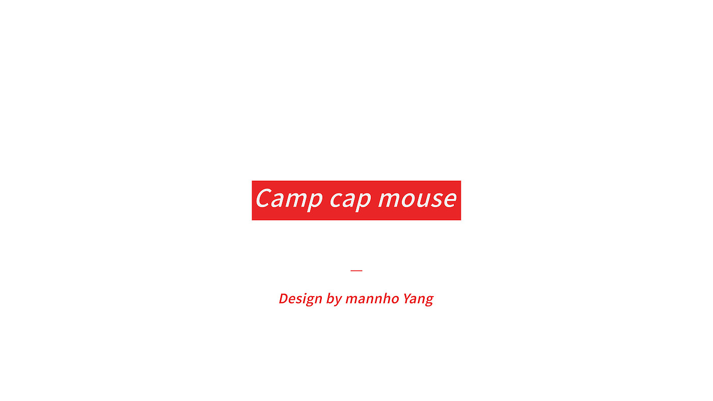 Hat，red，supreme，originality，mouse，