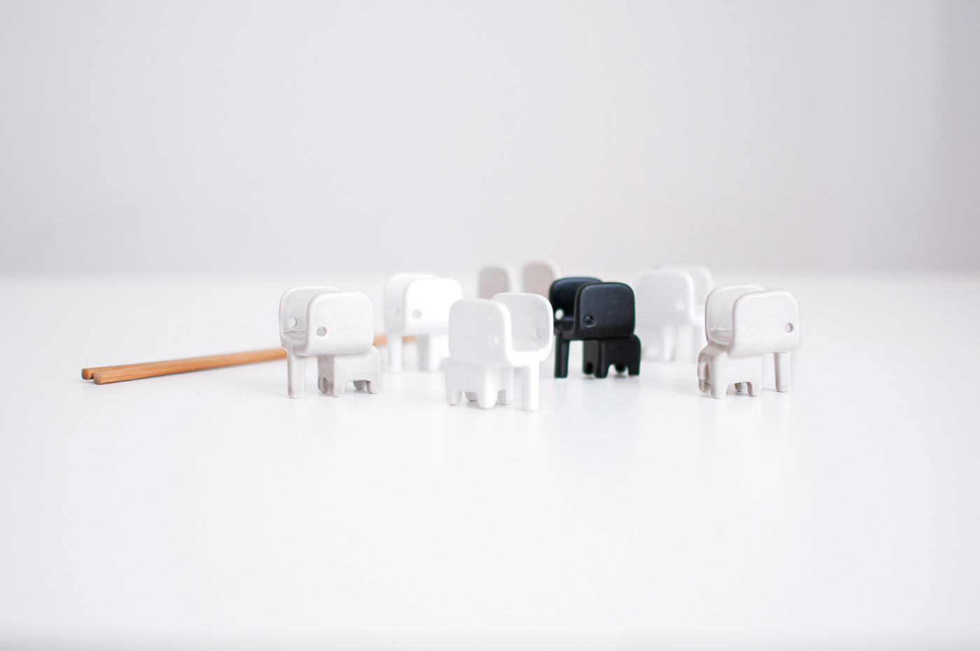 ceramics，tableware，Chopsticks rack，elephant，elephant，