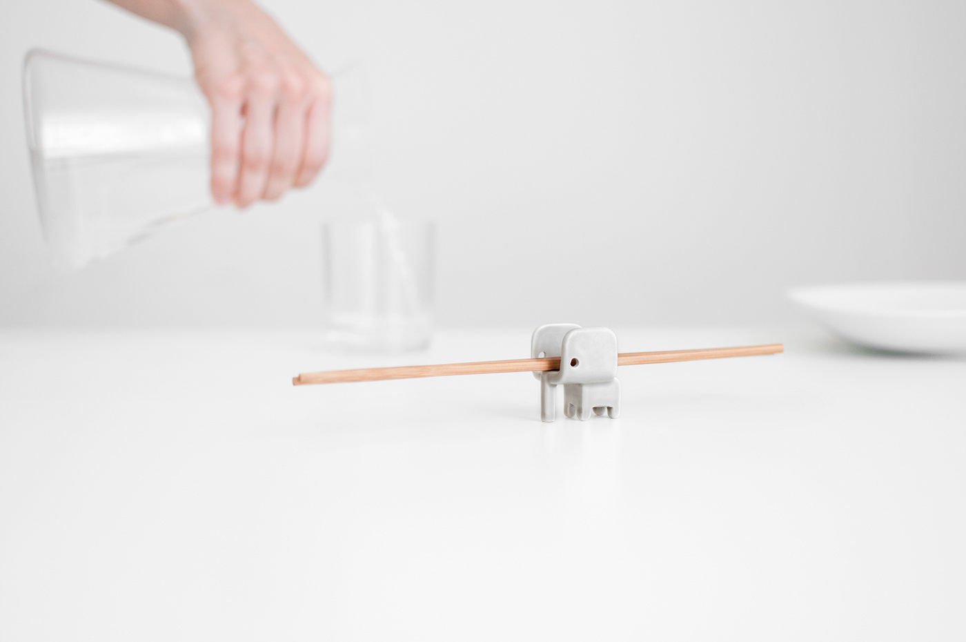 ceramics，tableware，Chopsticks rack，elephant，elephant，