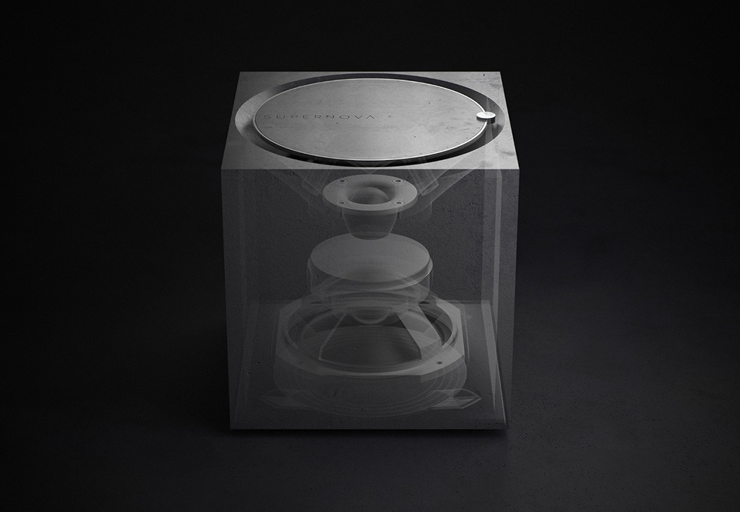 Dan Salisbury，black，Supernova，360 degrees，concrete，speaker，horn，app，