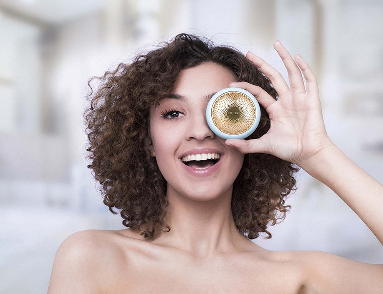 face，Mask instrument，Facial mask，cosmetic instrument，Medical beauty，intelligence，FOREO UFO，