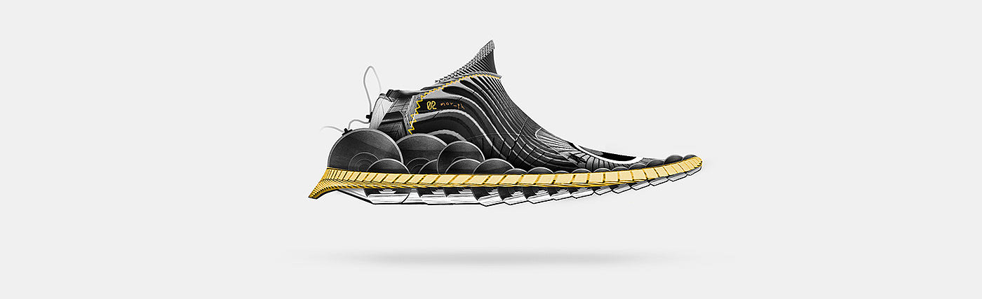 Hand drawn，draft，shoes，Anish Shakthi，