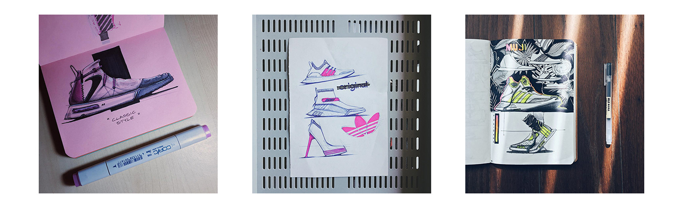 Hand drawn，draft，shoes，Anish Shakthi，