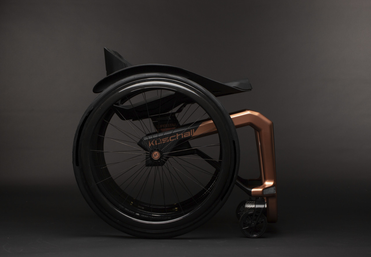 Wheelchair design，Space age materials，